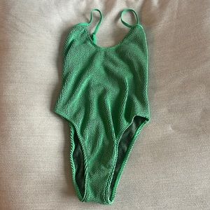 Good American Green One Piece - worn once
